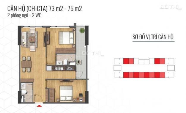 Bán suất ngoại giao căn 3PN DT 121.6m2, tầng có sân vườn tại Epic's Home, giá rẻ nhất dự án