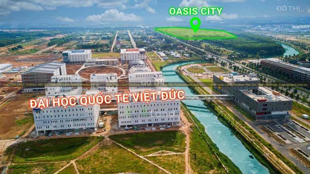 Chuyển công tác bán nhà phố Oasis City, 1 trệt 1 lầu, chỉ cần 600tr, đối diện ĐH Việt Đức