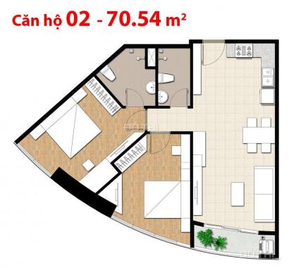 Bán căn hộ Tulip 74m2 (2PN - 2WC), giá chỉ 2,1 tỷ, LH 0969.249.741