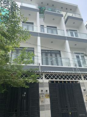 Nhà thuê hẻm 2307 TT Nhà Bè, 42m2, 3 tầng, 4 PN khu Petachim, giá 6tr500/th