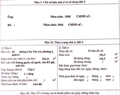 Nhà MTKD Chu Văn An, 14.5x19m giá chỉ 23 tỷ