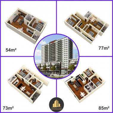 Chỉ 380 triệu sở hữu căn đẹp nhất chung cư Thành Công 73m2, 02PN tại TP. Thái Bình