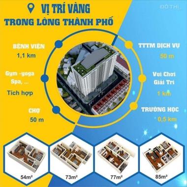 Chỉ 380 triệu sở hữu căn đẹp nhất chung cư Thành Công 73m2, 02PN tại TP. Thái Bình