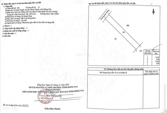 Chính chủ cần bán 3 lô đất full thổ cư, khu dân cư hiện hữu kế bên đường 25C Vĩnh Thanh, Nhơn Trạch