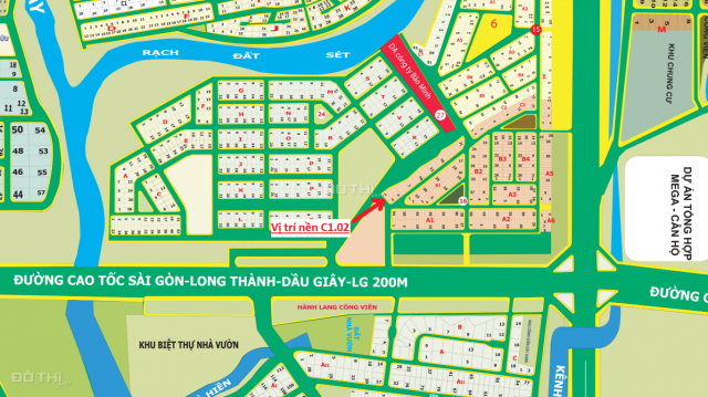 Bán đất Khang An đường Liên Phường gần vòng xoay Phú Hữu 210m2 50 triệu/m2, tel 0909.972.783