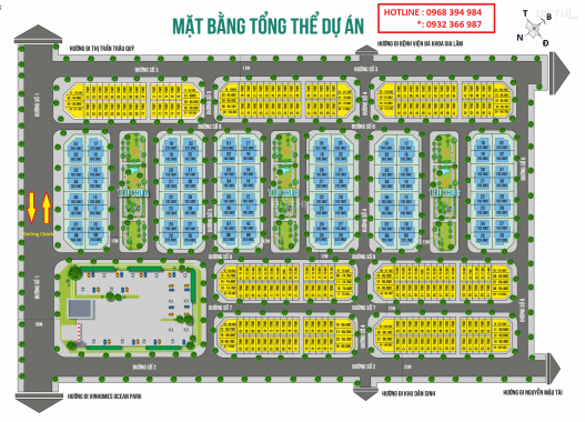 Bán nhanh lô Đông Nam diện tích đất 75m2 - Giá đất 6,5 tỷ - Mặt tiền 5m đường rộng 12m