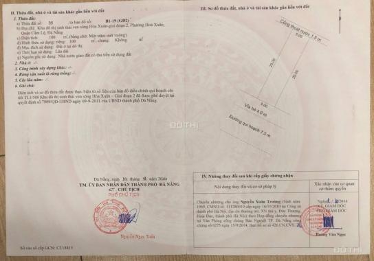 Bán đất tại dự án KĐT Nam cầu Nguyễn Tri Phương, Cẩm Lệ, Đà Nẵng diện tích 100m2, giá 3.2 tỷ