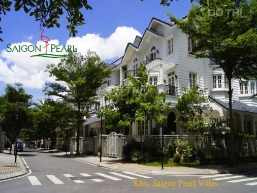 Biệt thự Saigon Pearl, 147m2, 1 hầm + 4 lầu, không nội thất, giá bán: 59 tỷ