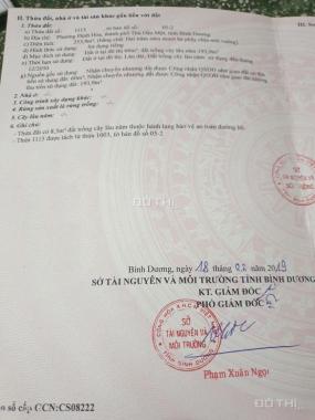 Bán lô đất mặt tiền Nguyễn Văn Thành Định Hoà Thủ Dầu Một, DT 8,5x29m, TC 60m2, giá 7 tỷ
