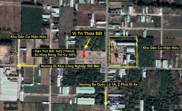 Bán lô đất nền thổ cư 100% liền kề KCN Bàu Xéo. Đối diện trường cấp 2 Huỳnh Thúc Kháng