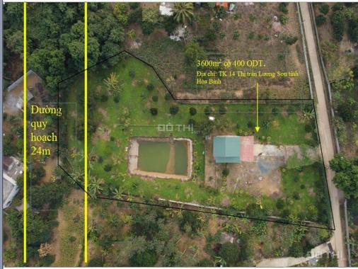 Cần nhượng gấp 3.630m2 đất làm nhà vườn nghỉ dưỡng tại thị trấn Lương Sơn, Hòa Bình