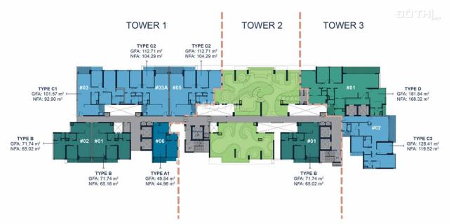 Giỏ hàng căn hộ Q2 Thảo Điền 1 - 2 - 3PN, từ 50m2 - 110m2 chỉ từ 4 tỷ
