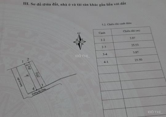 Bán đất tổ dân phố Tân Tiến, Phường Tích Sơn, 98,6m2, giá 1.85 tỷ