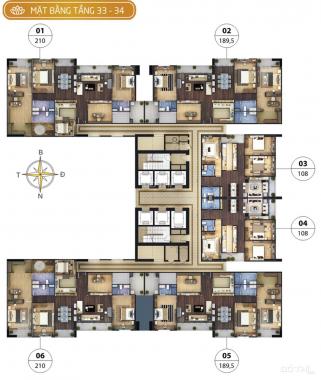 Bán căn penthouse chung cư N01 - T5 (Lạc Hồng 1) Ngoại Giao Đoàn, Bắc Từ Liêm, Hà Nội. DT 198.5m2