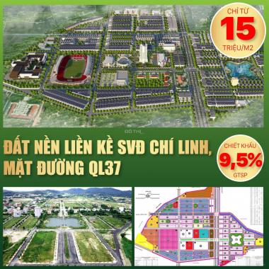 Mở bán đợt 1 dự án đất nền sổ đỏ trung tâm mới thành phố trẻ Chí Linh, giá cực tốt đầu tư lướt