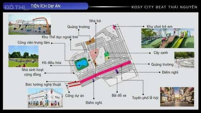 Bán đất nền dự án tại dự án Kosy Gia Sàng, Thái Nguyên, Thái Nguyên diện tích 90m2