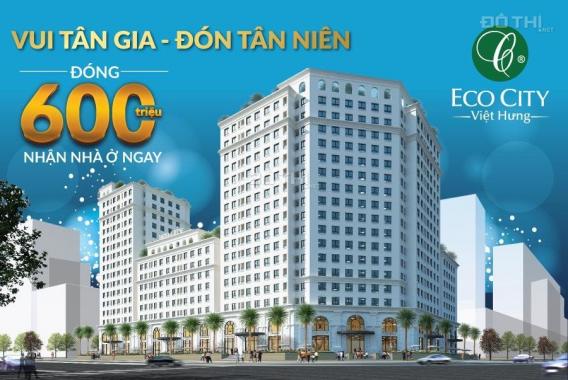 Ecocity Việt Hưng, ngoại giao căn hộ 72m2, view Vinhomes giá 2,082 tỷ, đã có kinh phí bảo trì