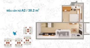 Bán căn hộ 2 phòng ngủ chung cư Lê Thành giá rẻ Quận Bình Tân