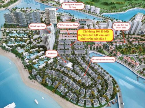 Chính chủ bán nhà liền kề mặt biển hướng Đông Nam dự án Grand Bay Towhouse diện tích 105m2 8,8 tỷ