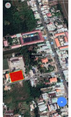 Cần bán gấp lô đất mặt tiền đường 10m, xã Hiệp Phước, Nhà Bè. DT 1742 m2 (100% thổ cư), 16tr/m2