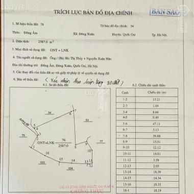 Bán trang trại nghỉ dưỡng, hơn 2000m2 thổ cư 400m2 tại Hòa Lạc, Hà Nội, 4.2tr/m2