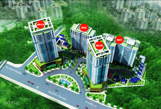 Rẻ: Nhượng lại căn góc số 03, 95m2 3PN K35 Tân Mai, BC Đông Nam giá rẻ