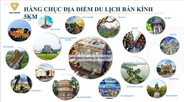 Suất ngoại giao căn hộ 2PN tầng cao Discovery Central view Hồ Tây và quảng trường cực đẹp