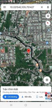 Bán đất mặt tiền đường Trần Vĩnh Kiết - 342.8m2 gần quán CF CHANG - An Bình - Cần Thơ
