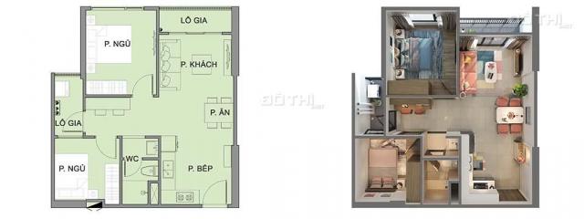 Bán căn hộ 2PN 1WC giá rẻ duy nhất tại dự án Vinhomes Smart City. Giá chỉ nhỉnh hơn 1,5 tỷ