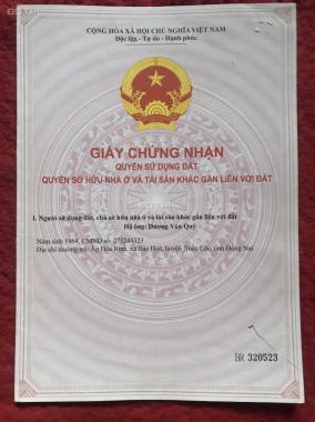 Chính chủ cần bán đất ở xã Bảo Hòa, huyện Xuân Lộc LH 0912 322 429