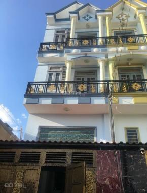 Bán nhà riêng tại đường Nguyễn Ảnh Thủ, phường Hiệp Thành, Quận 12 đúc một trệt, lửng, hai lầu