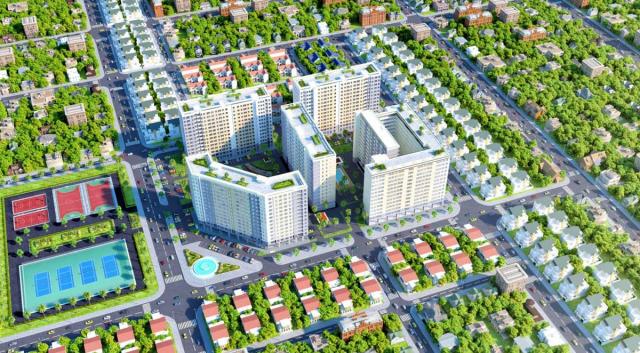Bán gấp chung cư GreenTown Bình Tân, 52.7 m2, giá chỉ 1tỷ470