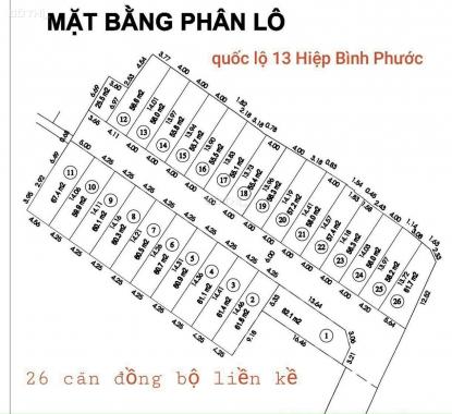 Mở bán duy nhất 14 căn mặt tiền Quốc Lộ 13, Hiệp Bình Phước, Tp Thủ Đức