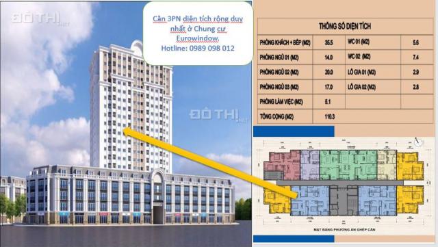 Bán căn hộ chung cư hơn 100m2 duy nhất tại trung tâm TP Thanh Hóa