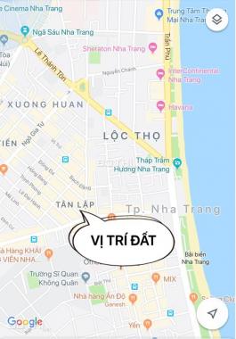 Bán lô đất 247m2 mặt tiền ngang 10m đường Hồng Bàng trung tâm Nha Trang gần biển giá tốt