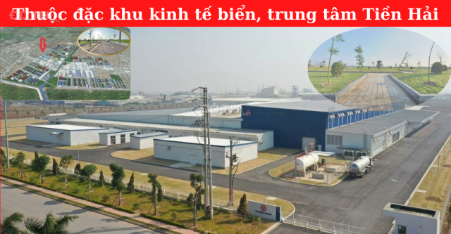 Chỉ từ 1.6 tỷ sở hữu ngay lô đất nền Tiền Hải, vị trí trung tâm khu kinh tế