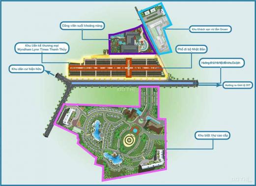Chính chủ cần bán căn liền kề thương mại tại dự án nghỉ dưỡng khoáng nóng 5 sao Wyndham Thanh Thủy