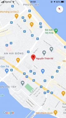 Bán đất đường Nguyễn Thiện Kế, Phường Phước Mỹ, Quận Sơn Trà. DT: 167m2, giá: 25.5 tỷ