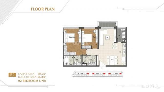 Bán căn hộ Sarina Sala, 2PN, full nội thất, giá 8.6 tỷ