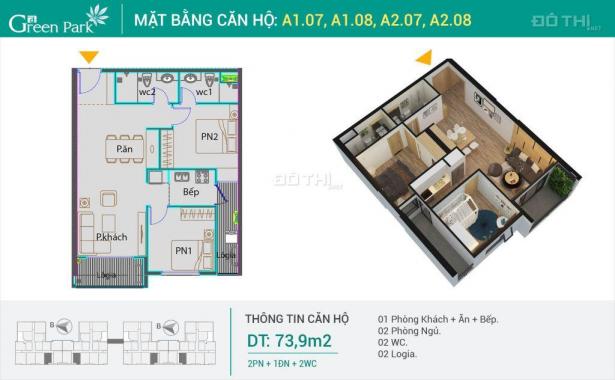 Quỹ căn độc quyền giá tốt nhất dự án tại Phương Đông Green Park