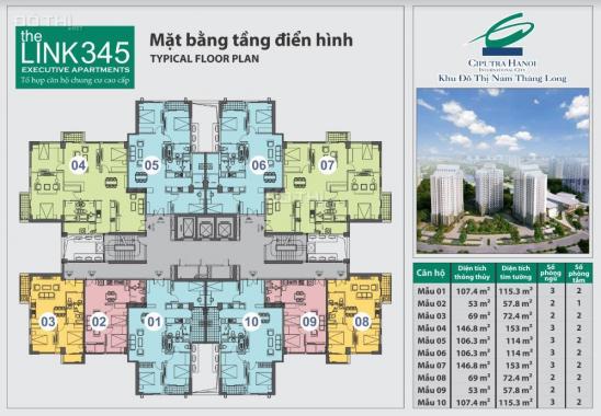 The Link 345 Ciputra, Nhận nhà ở ngay, ký HĐMB trực tiếp CĐT - Nhà mới tinh - Giá ưu đãi