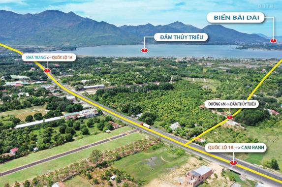 Bán đất tại đường Quốc lộ 1A, Xã Cam Hải Tây, Cam Lâm, Khánh Hòa diện tích 105m2 giá 11.5 triệu/m2