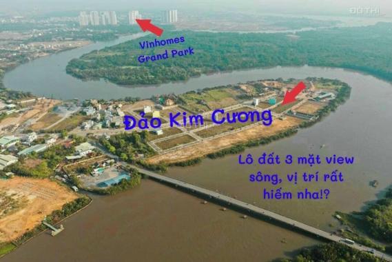 Bán nền biệt thự Đảo Kim Cương Quận 9 view Sông Tắc dt 615m2 giá đầu tư