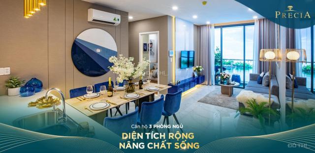 Bán căn hộ cao cấp Precia, căn 3PN, 101m2, view sông Sài Gòn