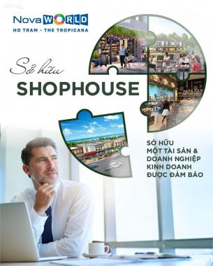 Bán shophouse Novaworld Hồ Tràm cam kết thuê 5 năm 70 triệu/tháng trong 5 năm