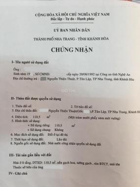 Bán khách sạn mặt tiền Nguyễn Thiện Thuật