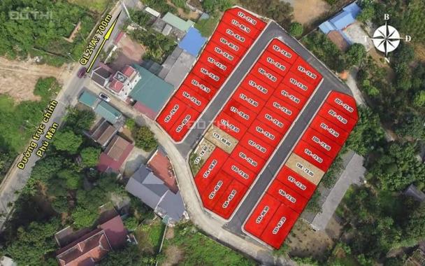 Bán đất tại đường Phú Mãn, Xã Quốc Oai, Quốc Oai, Hà Nội diện tích 70.9m2 giá 16 triệu/m2