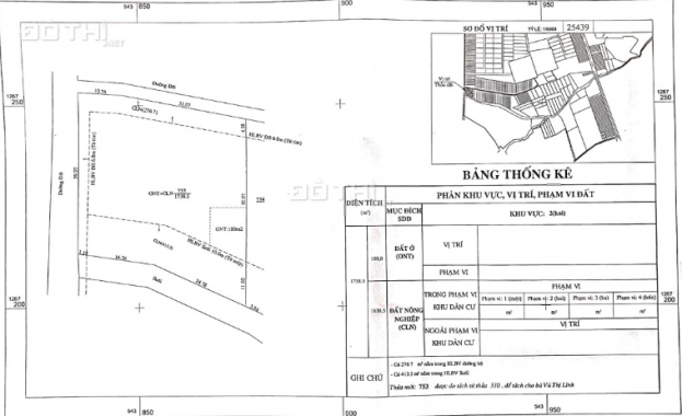 Chính chủ bán 1700m2 (10x104m x 100m2 tc) đối diện KCN Becamex giá 1,2 tỷ bao sang tên