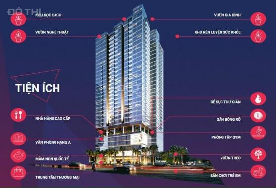 Căn hộ 2 phòng ngủ 87,8 m2 đẳng cấp nhất Cầu Giấy The Nine