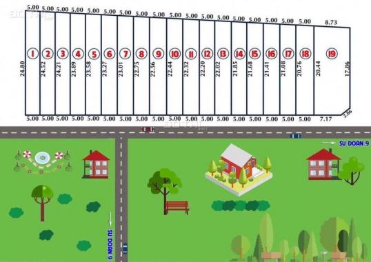 Đất Vĩnh Lộc A - BC. MT Sư Đoàn 9, chỉ 23tr/m2, SHR